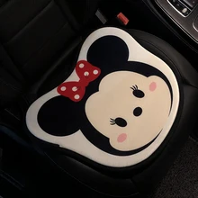 Coussin chauffant pour siège de voiture, Disney, Mickey, en peluche, monolithe, décoration d'intérieur de voiture, trois pièces  (3)