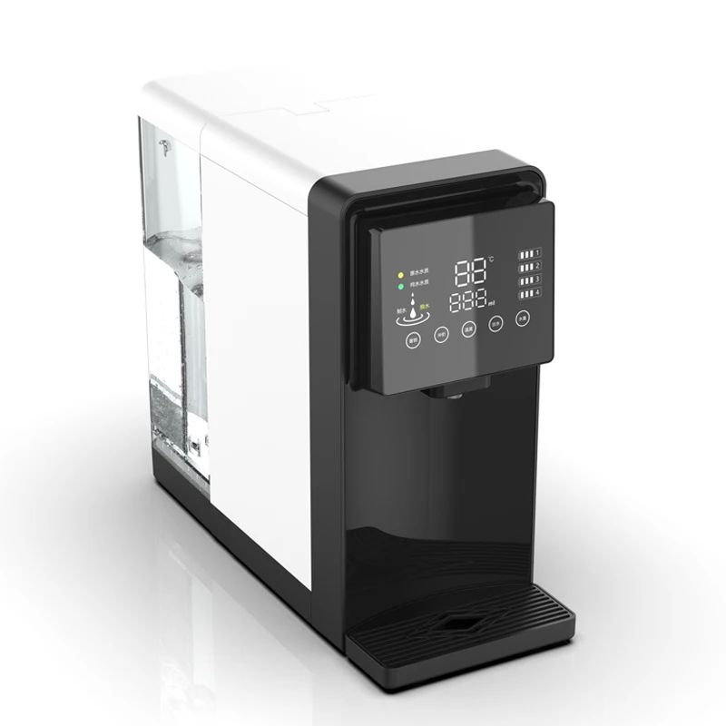 

Free installation instant hot water countertop reverse osmosis water purifier with uv