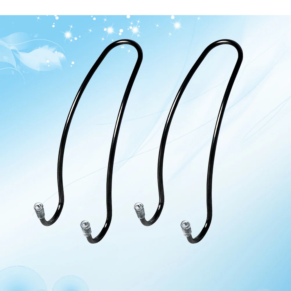 

2PCS Car Hooks Back Seat Concealed Super Load Bearing Household Auto Hooks Multi-function Creative Gift Storage Hooks (Black)
