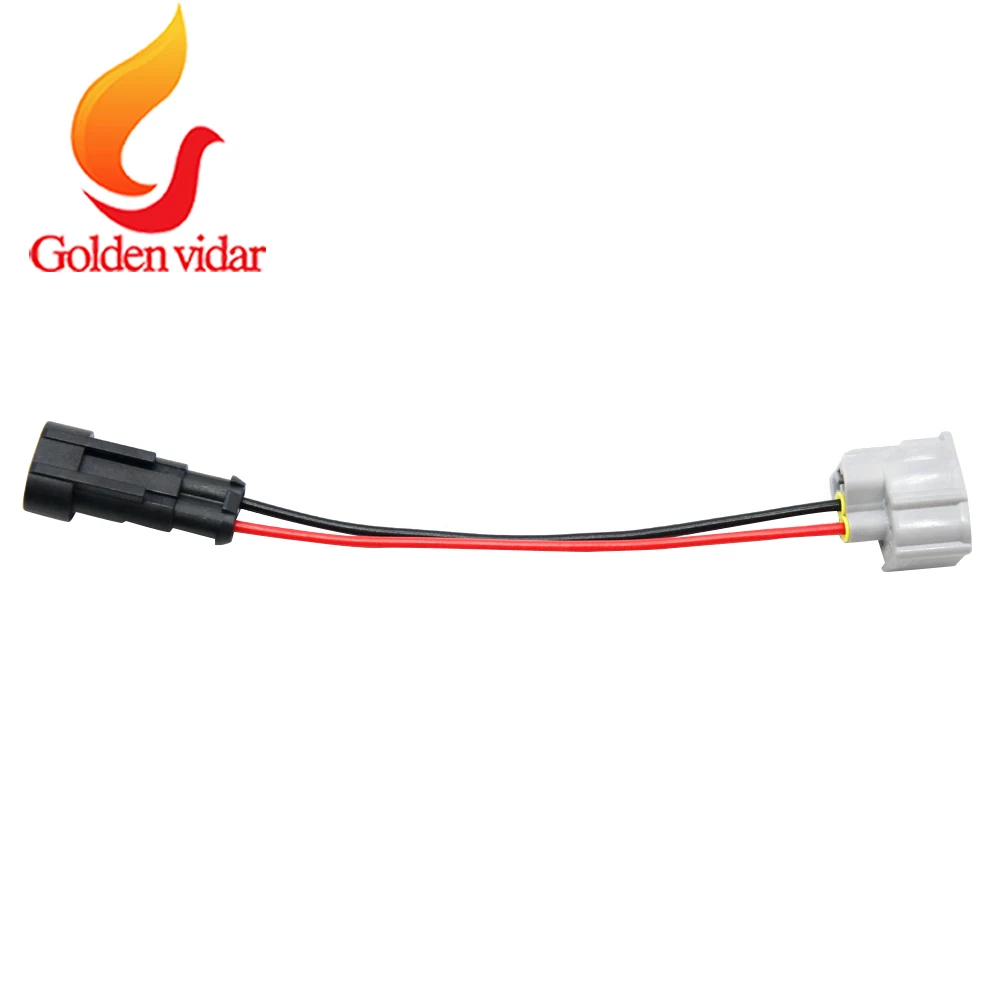 100 шт/лот автозапчасти дизельный двигатель впрыска штепсельная вилка DEN-005 для denso