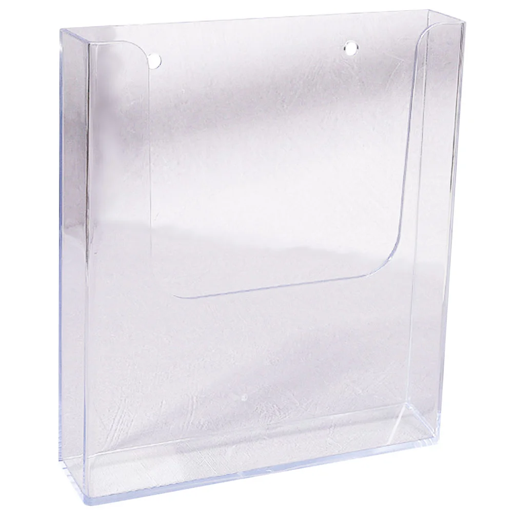 

Office File Holder Organizer Desk Pamphlets Manager Organizing Stand Display Clear Brochures Paper Wall