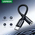 Адаптер для наушников UGREEN с разъемом USB Type-c на 3,5 мм, аудиоразъем AUX 3,5 мм, преобразователь для HUAWEI P40, XIAOMI OnePlus 8 PRO