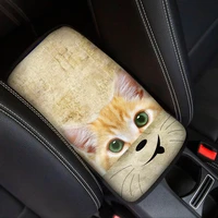 funny 3d animal print washable car center console cover universal center console cover durable armrest box protector