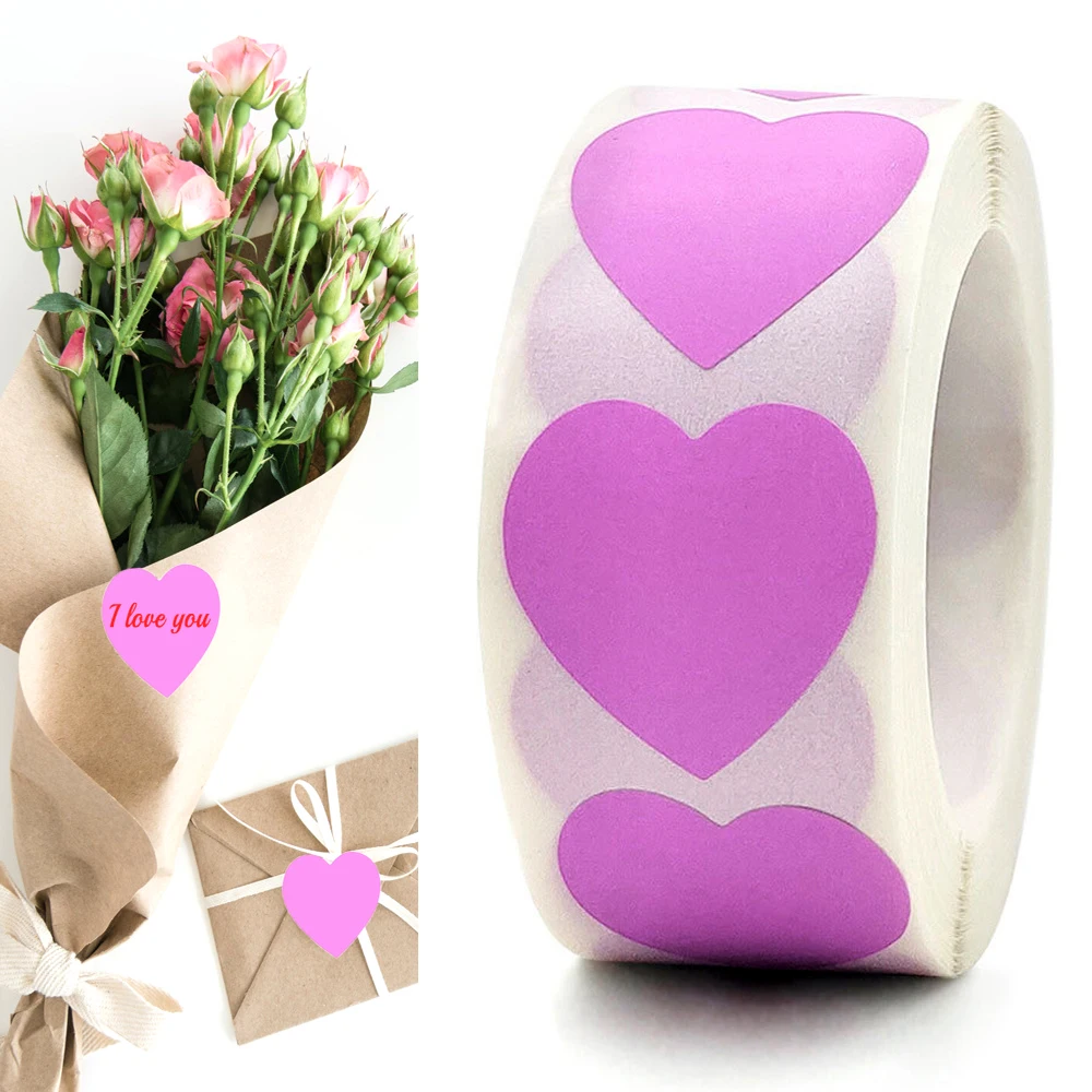 

500 Stickers Self-Adhesive Love Gifts Wrap Business Stickers/Sealing Stickers Packaging Tags for Wedding, Party,Small Business