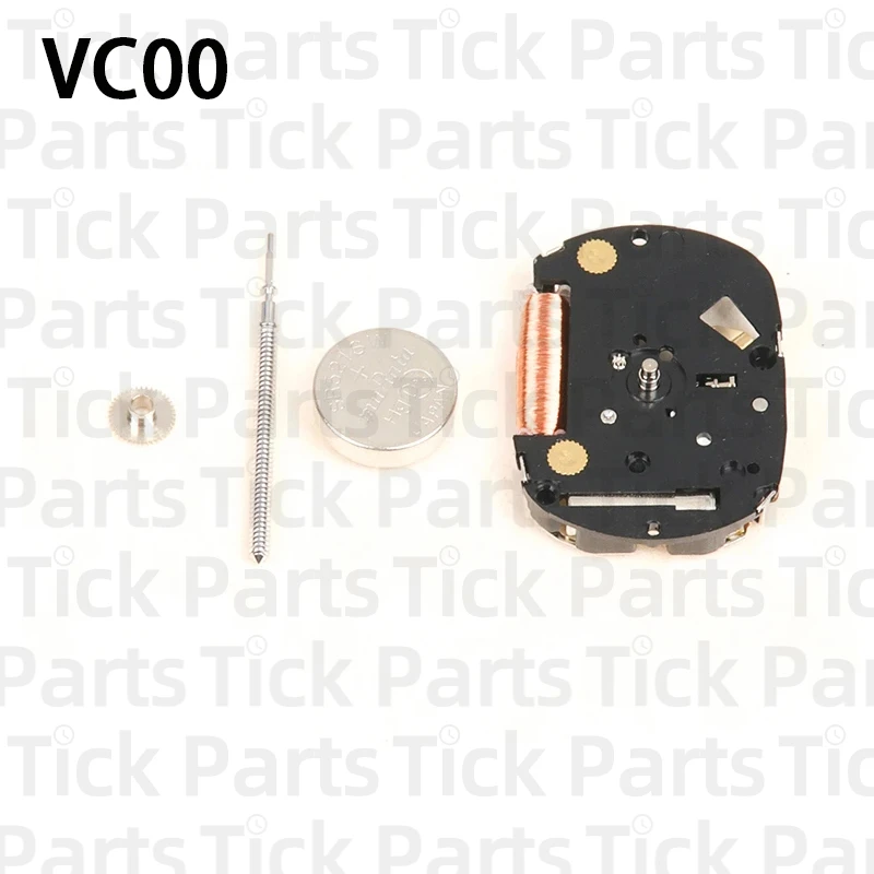 Японский кварцевый механизм VC00E VC00 двухстрелочный для ремонта часов запасные