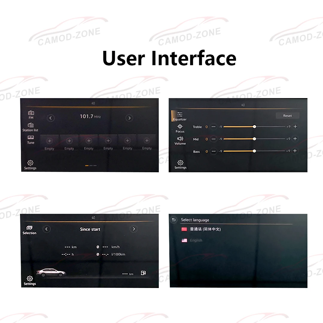 Автомобильный радиоприемник Noname RCD520 Carplay MIB 3 сенсорный экран 3GB035869 Полное стекло 8