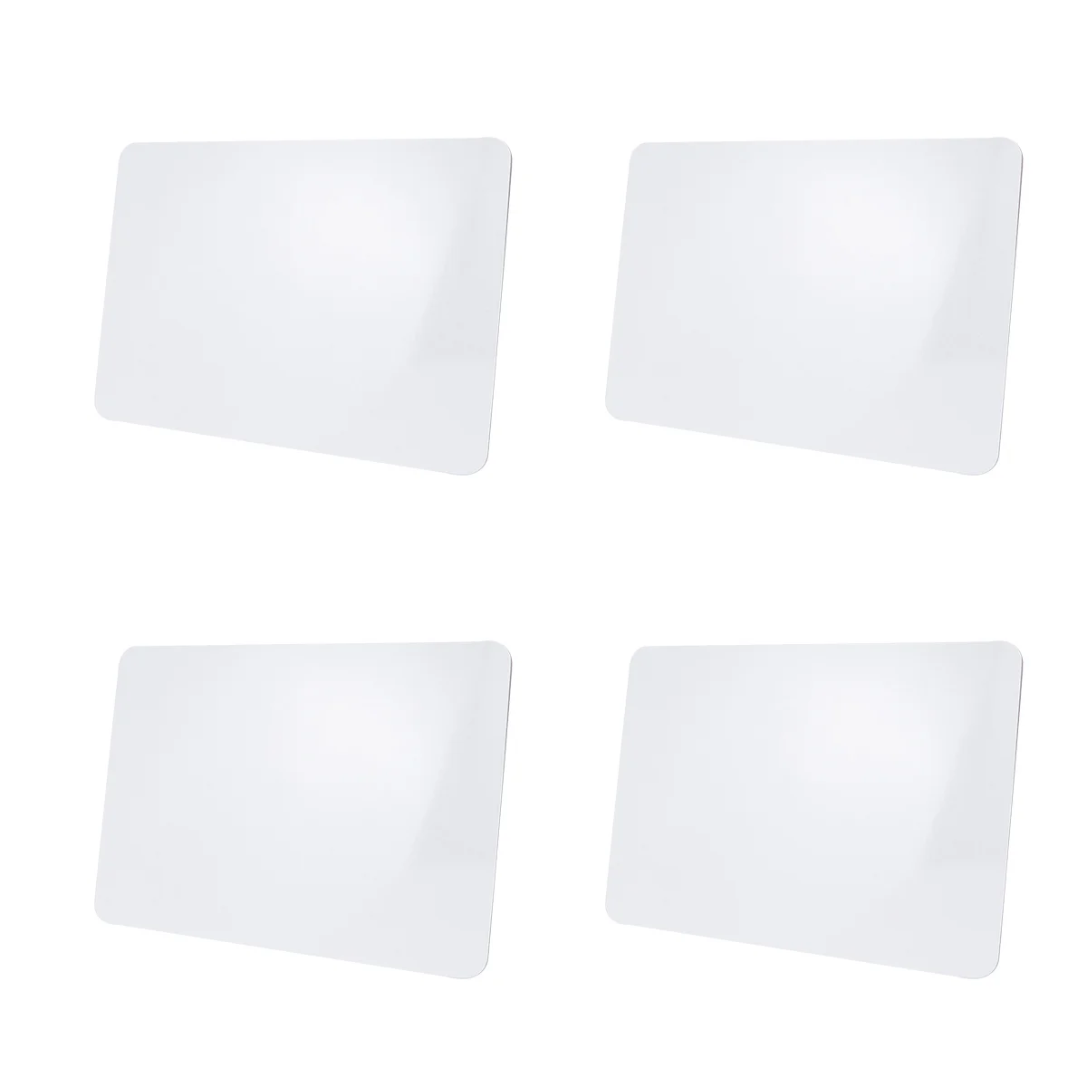 

4Pcs Planning Small Whiteboard Desktop Small White Board Tabletop Easel White Board Whiteboard School Supply for Office Home