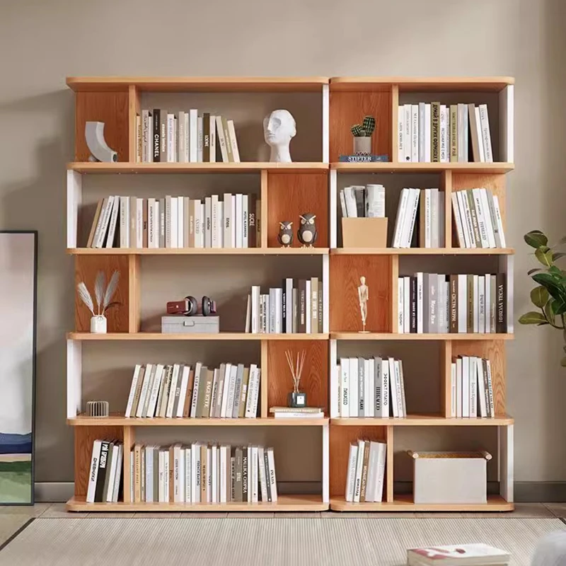 Минималистичные Угловые книжные шкафы Детские скандинавские для спальни полки