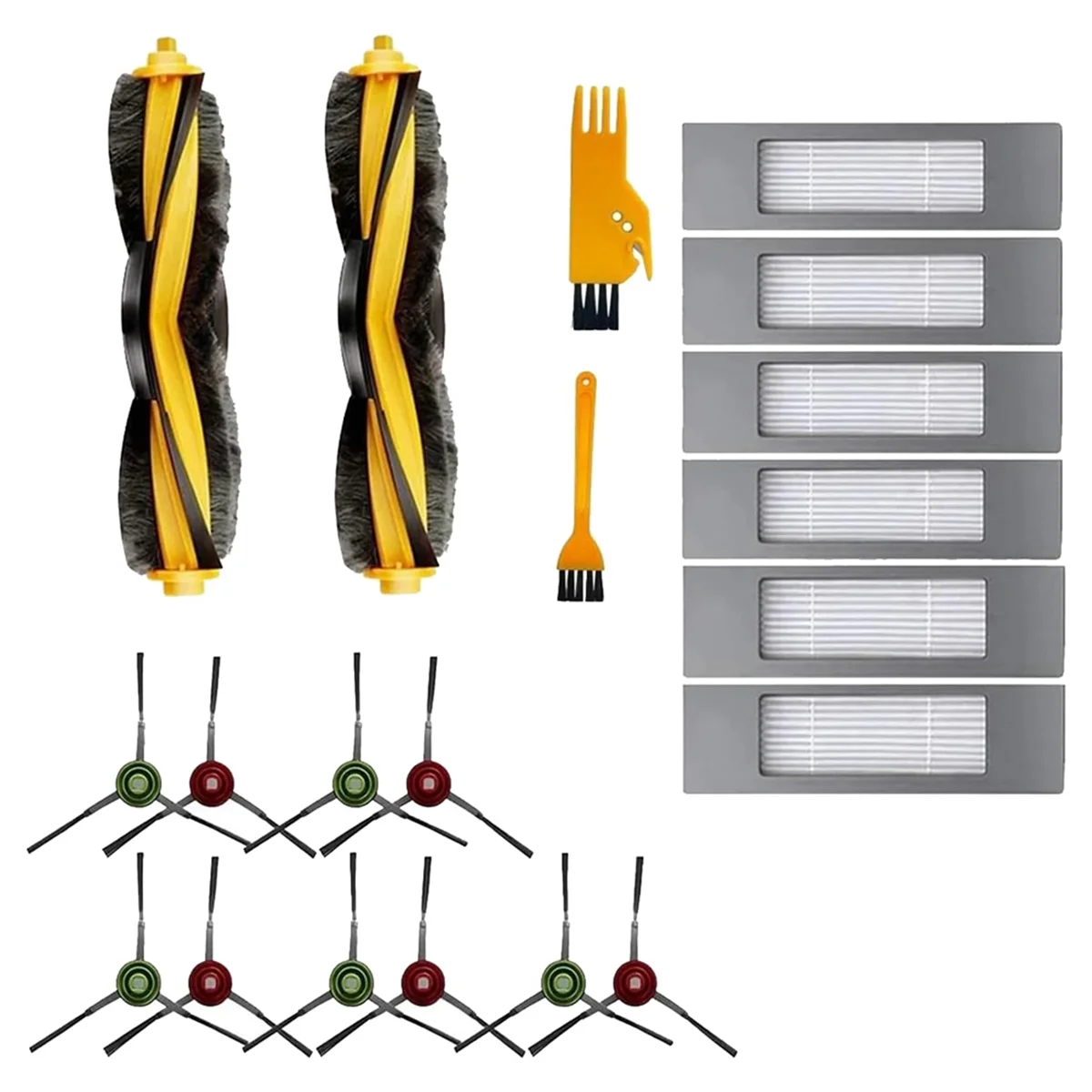 Для пылесоса Ecovacs DEEBOT OZMO 920 950 T8 AIVI Max T9 T5 N5 N7 N8+ N8 Pro DX55 DX93 DJ65 Основная боковая щетка