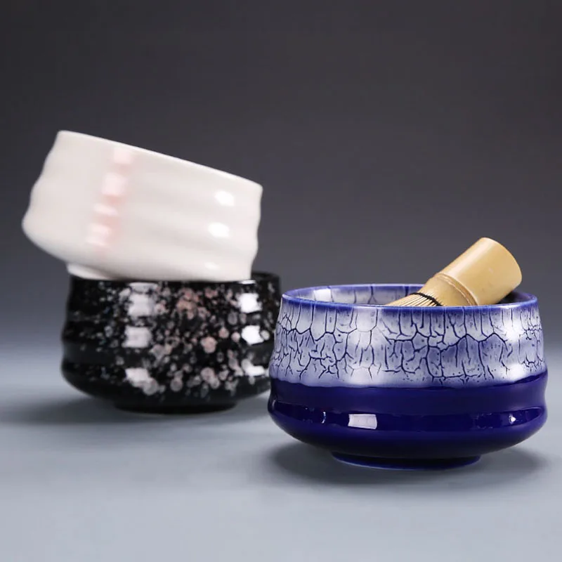 

4 шт./компл., традиционный подарочный набор маття, Бамбуковая искусственная чашка, искусственная чашка, держатель для венчиков, Японские чайные наборы, чаеобразный чай