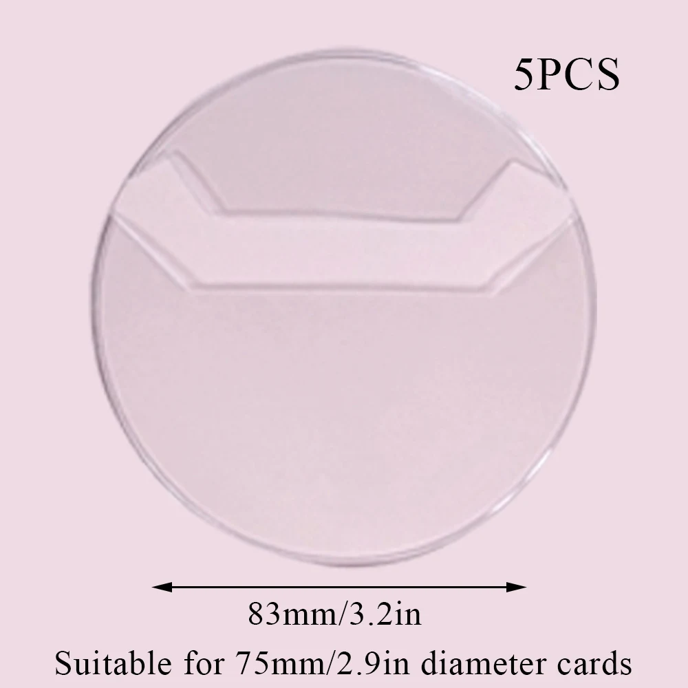 

Прозрачные чехлы для значков 5 шт.