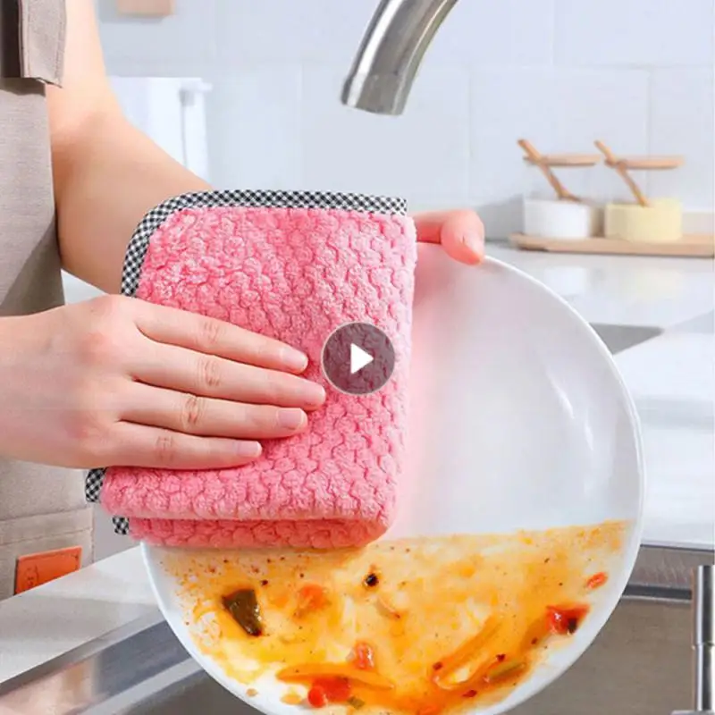 

5 шт., антипригарная ткань для мытья посуды