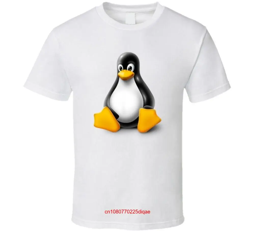 Футболка с длинным или коротким рукавом и логотипом ОС Linux