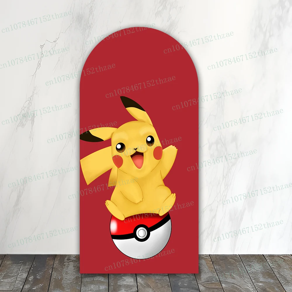 Pokemon Birthday Party Photo Background Arch Photography Backdrop Baby Shower
