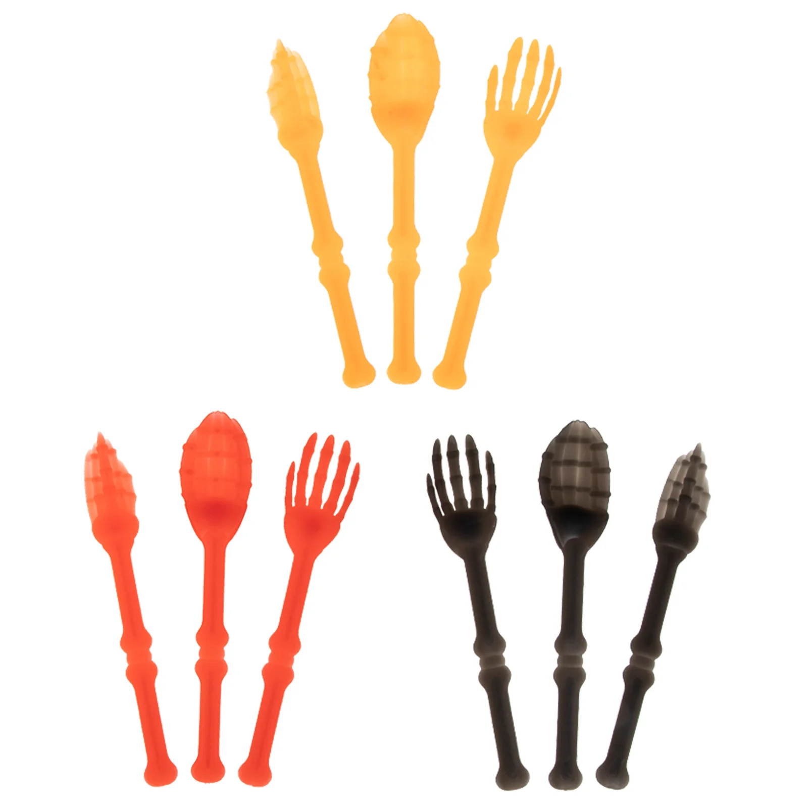 

Party Spoons Tablewaresetspooncutlery Forks Holder Utensil White Fork Dinner Decor Tea Utensils Flatware Supplies