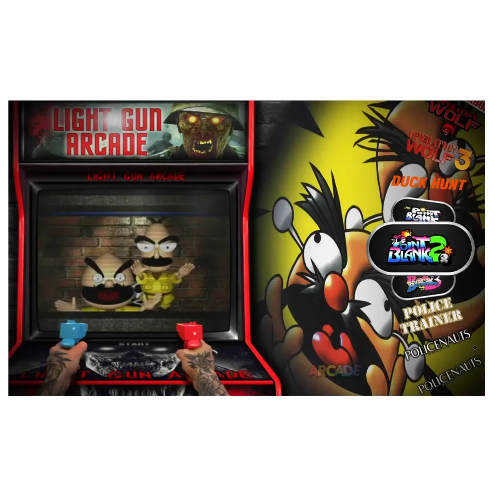 Монета OS Light Gun HDD Аркадная сборка для ПК с ОС Windows — 200 игр учебным видео аркадная