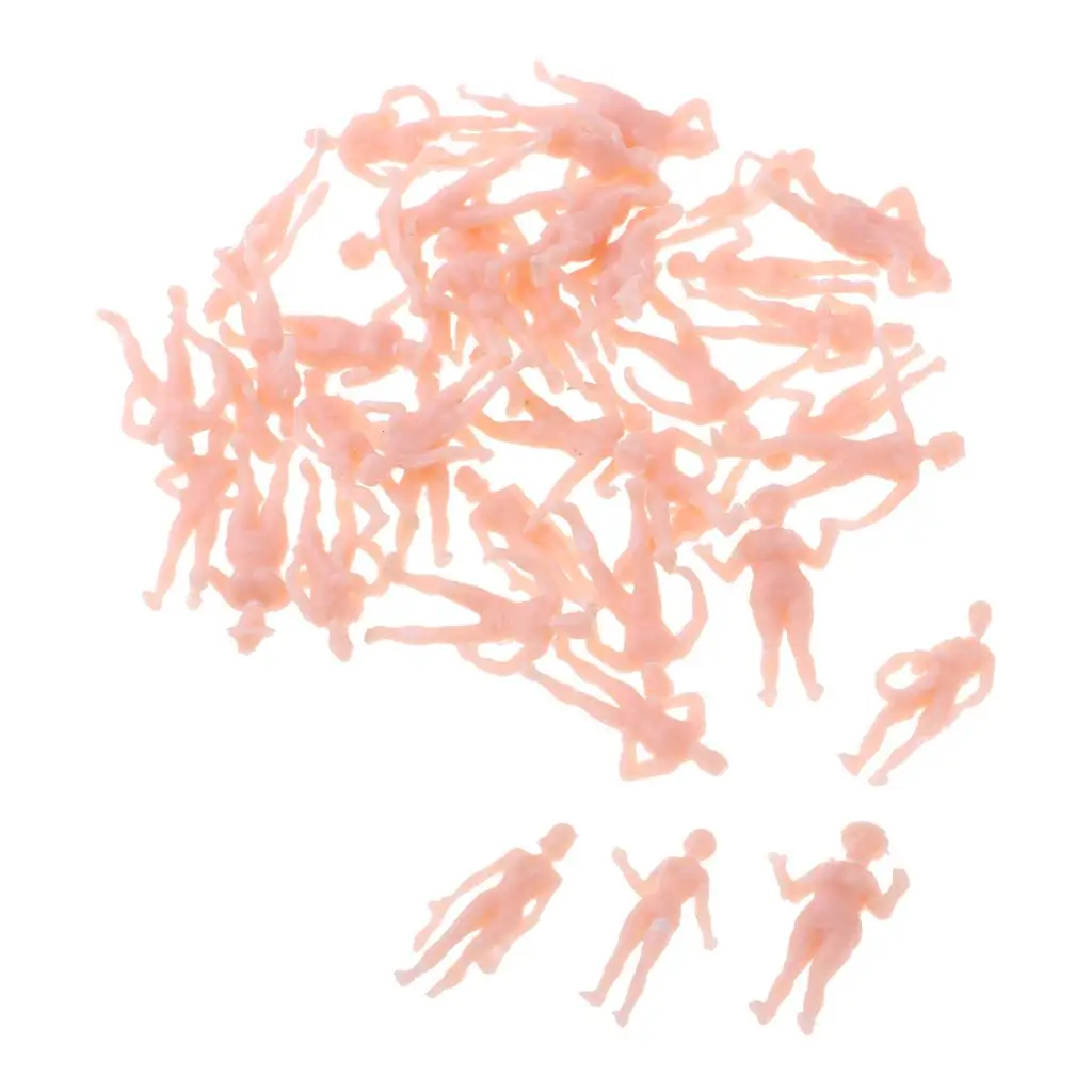 

40Pcs Beach Crowd People Figure Model for Train Railways LAYOUT 1:8