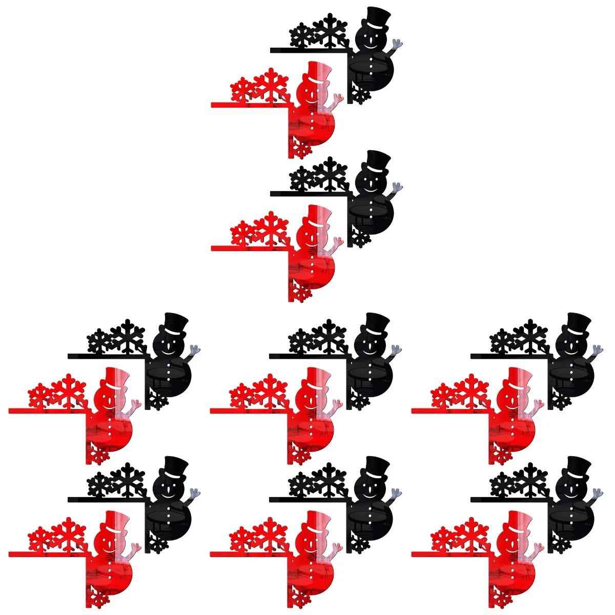

16 Snowman Switch Decorative Decals Xmas Switch Decals Christmas Wall Door Stickers