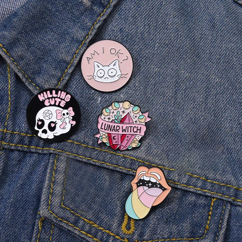 Нормально ли я? Длительный срок службы феминизма! Эмалевые заколки Killing милый