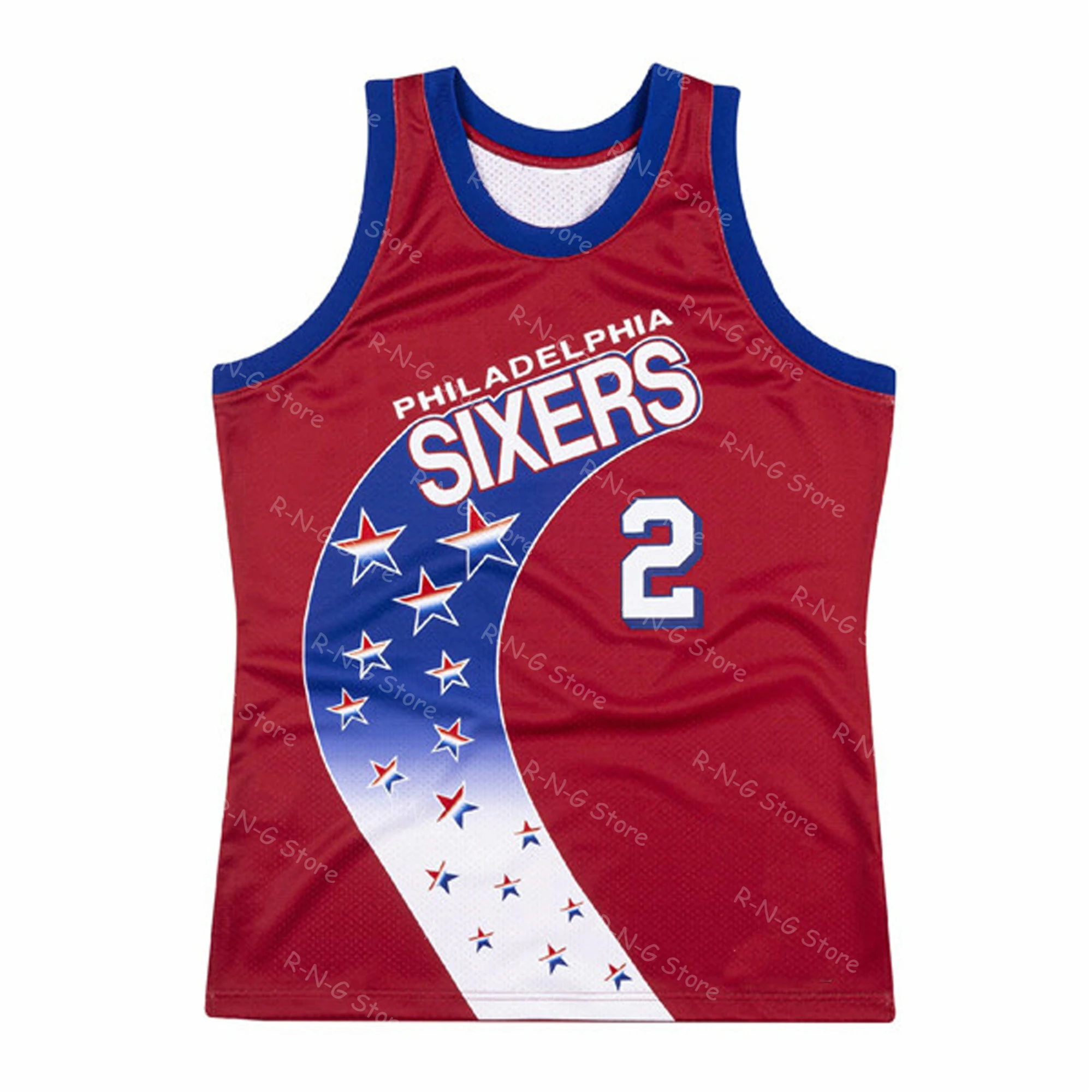 Винтажный стильный баскетбольный жилет 76 Swingman без рукавов сезон 93-94