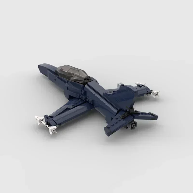 Модель военного самолета Moc строительные блоки CT-155 Hawk Fighter модульные подарки