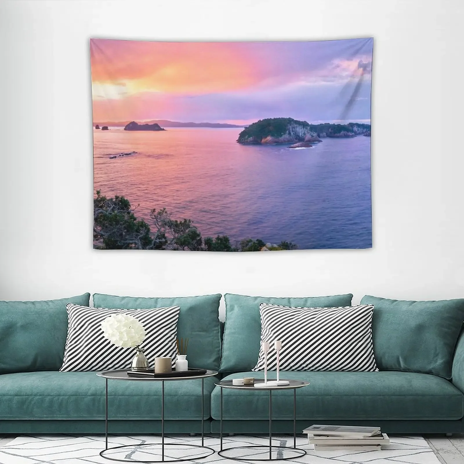 Гобелен Coromandel Coast С закатом украшение в скандинавском стиле домашний декор