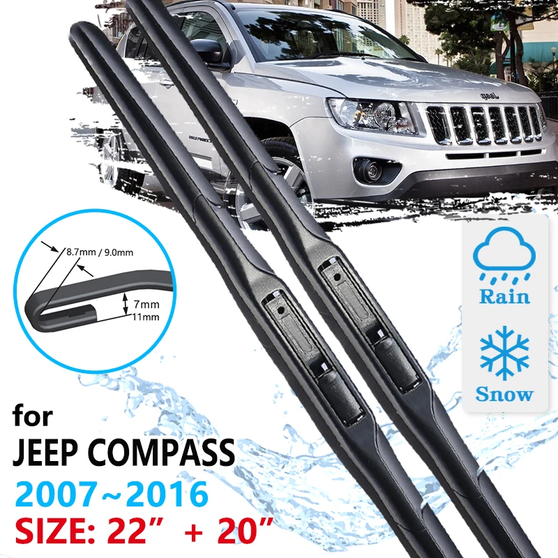 

Щетки стеклоочистителя для Jeep Compass 2007-2016 MK1 MK49