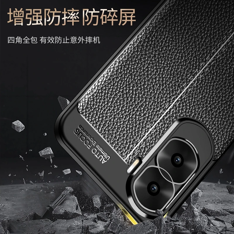 For Honor 90 Lite Case Luxury Silicone Leather Rubber Case For Honor 90 Lite Cover Honor 90 Lite Case TPU Protector