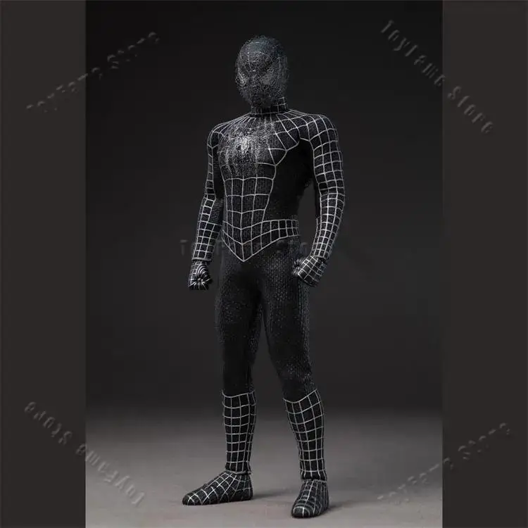 Фото 100% оригинальная аниме-фигурка WELIKE TOYS Spiderman Symbiote Red Black Version WLT04 WLT05, подлинная модель, в наличии, игрушки, подарки №3