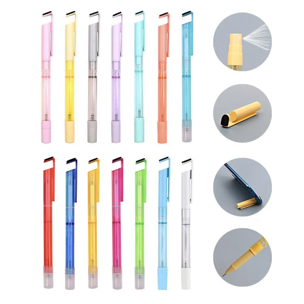 

Многофункциональная гелевая ручка-распылитель, ручка с держателем для телефона, ручка для дезинфекции, портативные офисные и школьные принадлежности