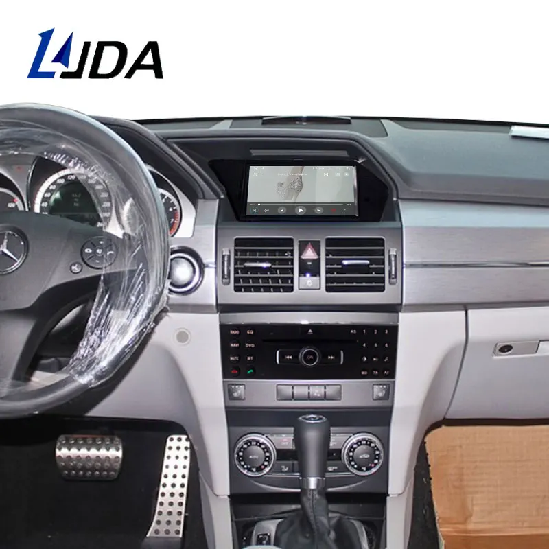 LJDA Android 12 Car DVD Player for MERCEDES BENZ GLK 2008 2009 2010 GPS Navigation 1 Din Car Radio Multimedia Wifi Stereo DSP images - 6