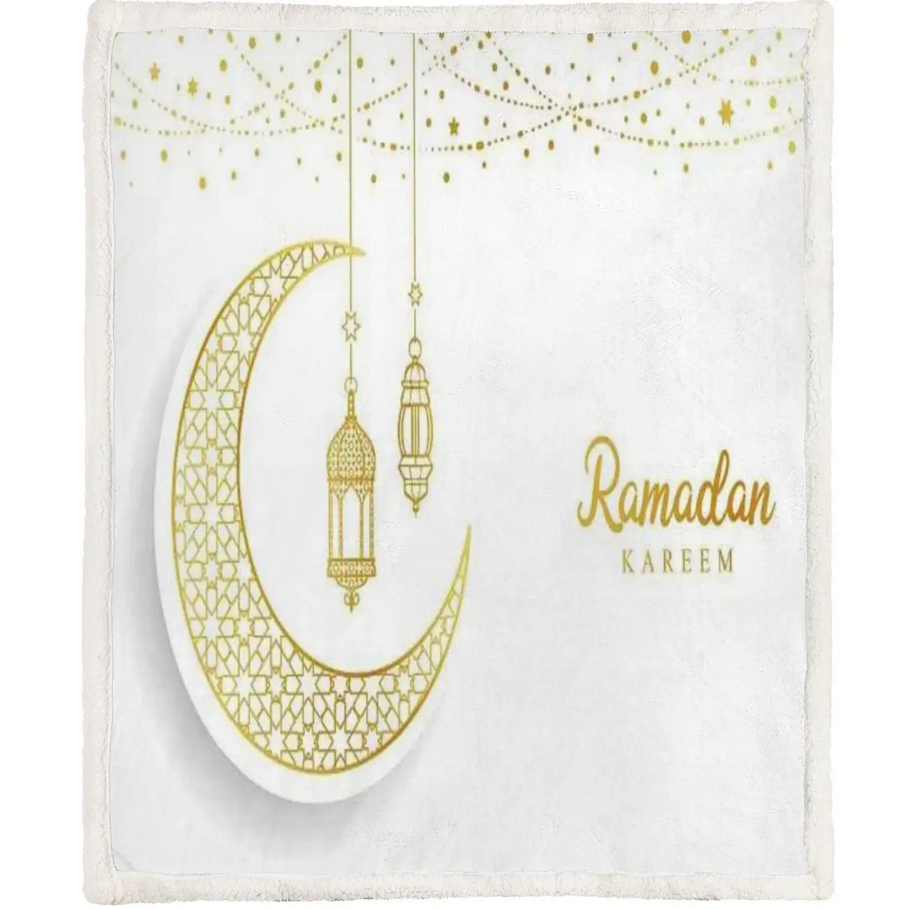 

Custom Blanket With Ramadan Decoration Picture DIY Personalized Sofa Throw Blanket Carpet For Home Bed Sofa