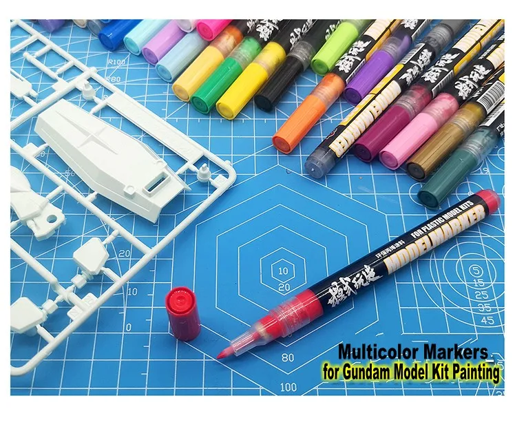 Маркер модели MS037 W01 ~ W11 металлический цветной маркер для Gundam военная модель