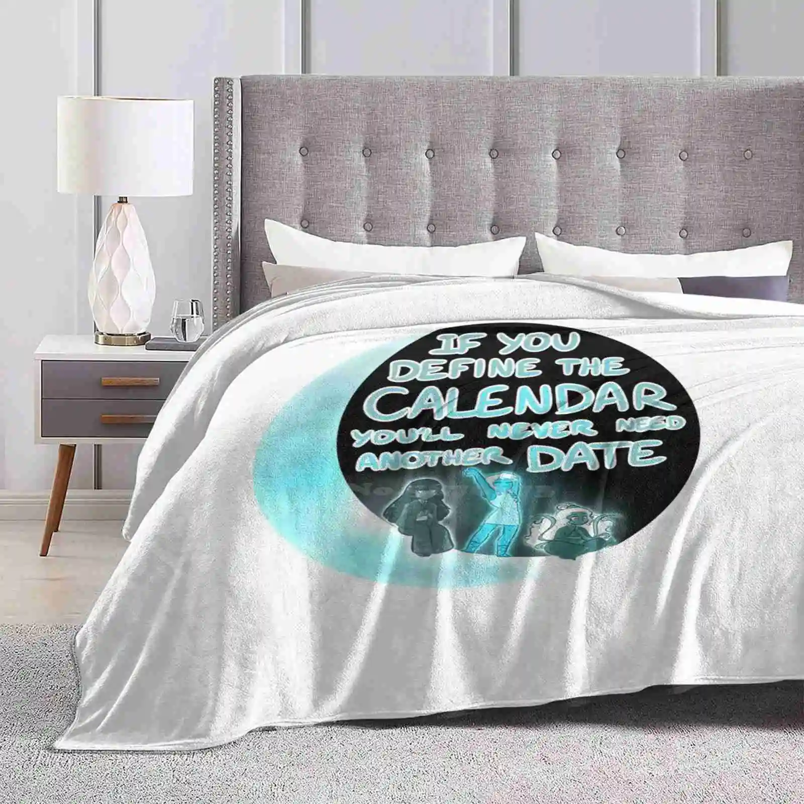 Мягкое теплое одеяло с изображением Богини Луны Artemis Kaguya меняющее чрезмерное
