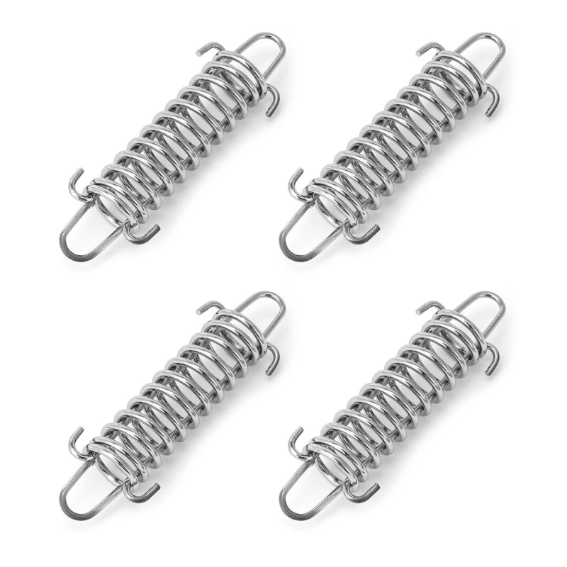 

4 Pcs Tent Spring Buckle Stainless Steel Awning Fixed Buckle Tent Tension Spring