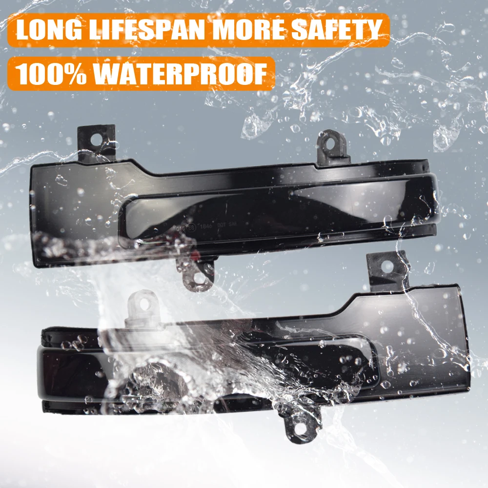 Светодиодный динамичессветильник поворотник с боковым крылом Световой