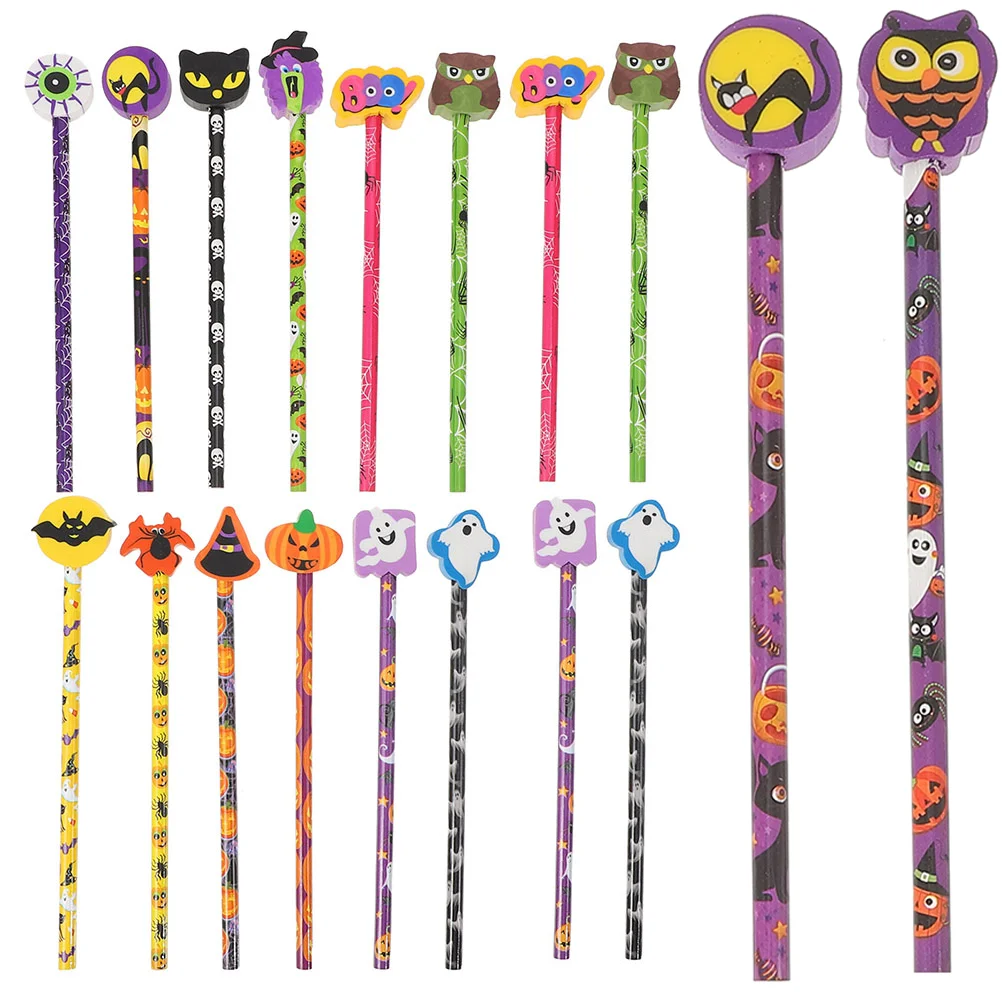 

18 Pcs Colored Halloween Painting Color Writing Novelty Colored Multifunction Practical