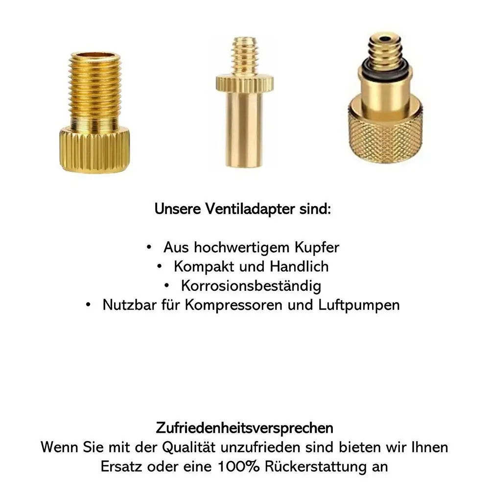 3 шт. комплект адаптеров для перекачки шин конвертер значения велосипеда Presta в