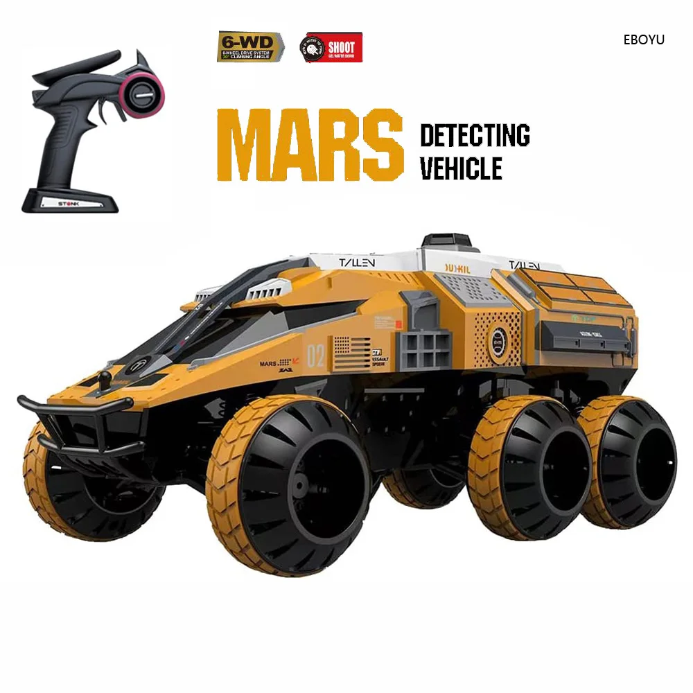 

JJRC Q119 Радиоуправляемый автомобиль 1/12 Mars обнаруживающий грузовик 2,4G 6WD Радиоуправляемый внедорожный гусеничный грузовик со стрельбой водяной бомбой светодиодные огни подарок для детей