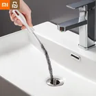 Щеточка Xiaomi Youpin для очистки канализации, Сгибаемая для раковины, ванны, туалета, дренажной трубы, щетка для чистки волос, инструменты для кухни, ванной, креативный дом