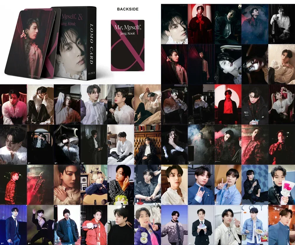 55 шт./компл. фотокарточки со звездами альбом Me Myself фото ломо-карты коллекция
