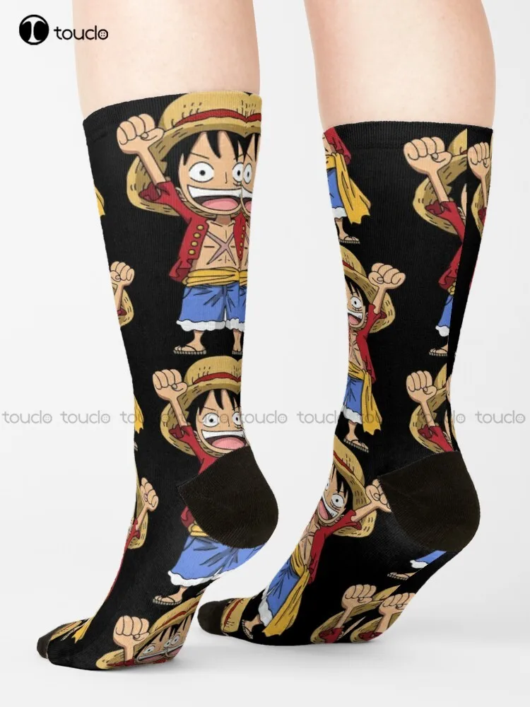 

Shonen One Piece Luffy Anime Socks Men'S Socks Unisex Adult Teen Youth Socks 360° Digital Print Harajuku Streetwear Gift Retro