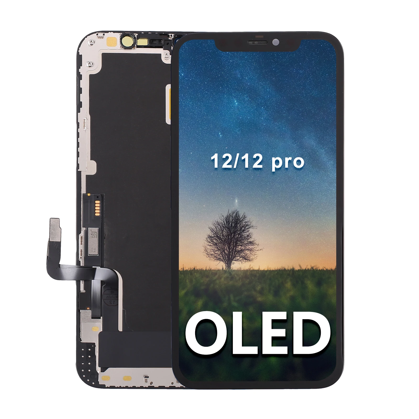 

Замена OLED-экрана 6,1 дюйма для iPhone 12 / Pro, A2341,A2406,A2407,A2408,A2172,A2402,A2403,A2404,A2172,A2402,A2403,A2404