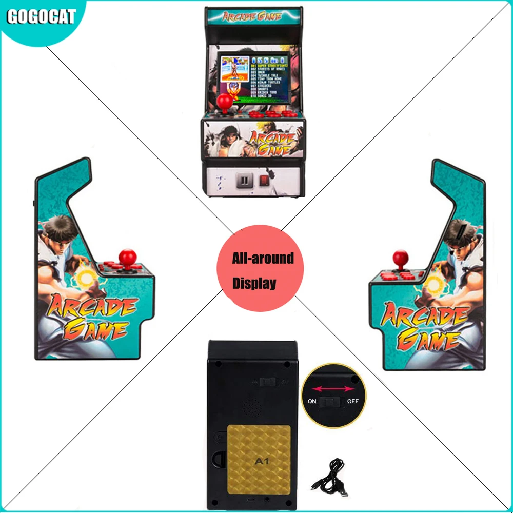 

Ретро мини аркадная портативная игровая консоль 16 бит игровой плеер встроенный 156 Классическая игровая консоль поддержка ТВ выход