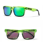 Мужские поляризованные солнцезащитные очки KDEAM, спортивные Квадратные Солнцезащитные очки для путешествий, модель 2021, CE, 100%