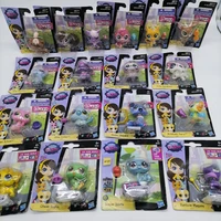hasbro lps littlest pet shop toys collection anime cat puppy rabbit figurines mini animals action figure model toy gift for kids