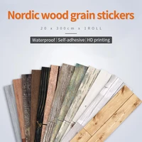 3m12m wood grain floor sticker self adhesive vinyl pvc flooring imitation wooden stickers for bedroom furniture decorations