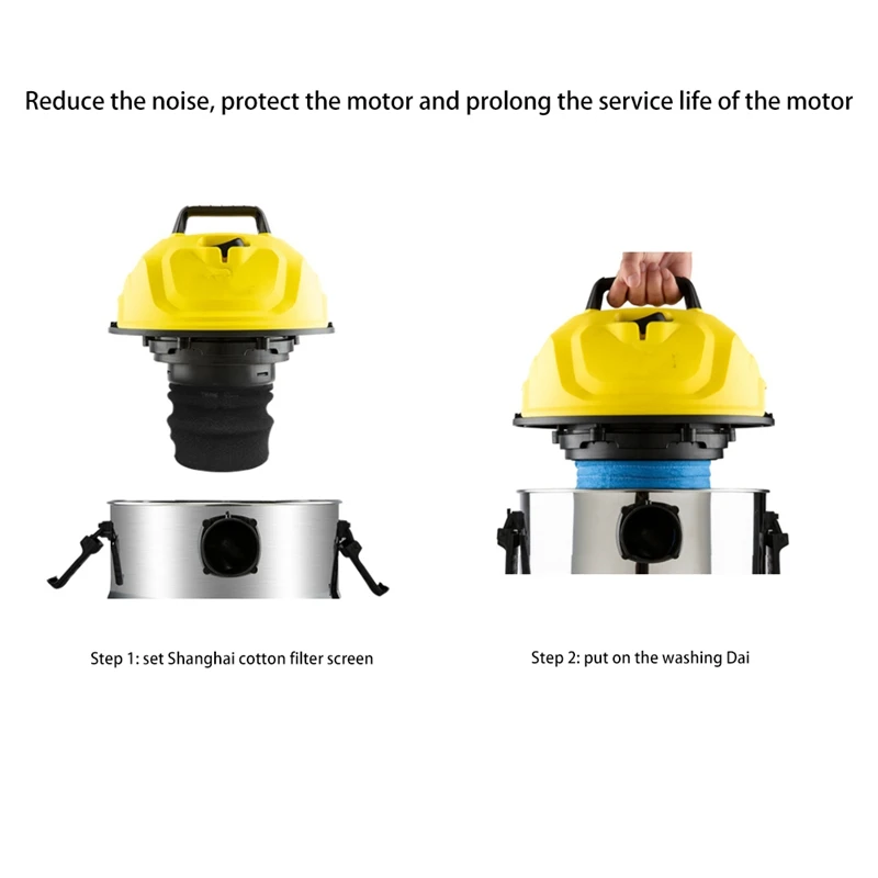 Текстильные фильтр-мешки для Karcher MV1 WD1 WD2 WD3 фильтр-мешок пылесоса детали крышка