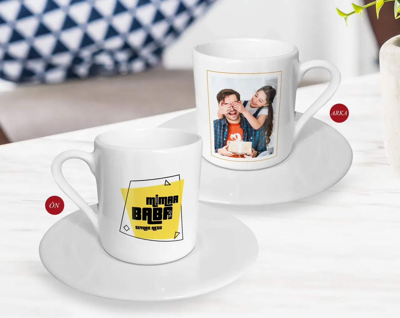 

Персонализированный подарок на день отца, фотография, турецкий кофе fincanek-74