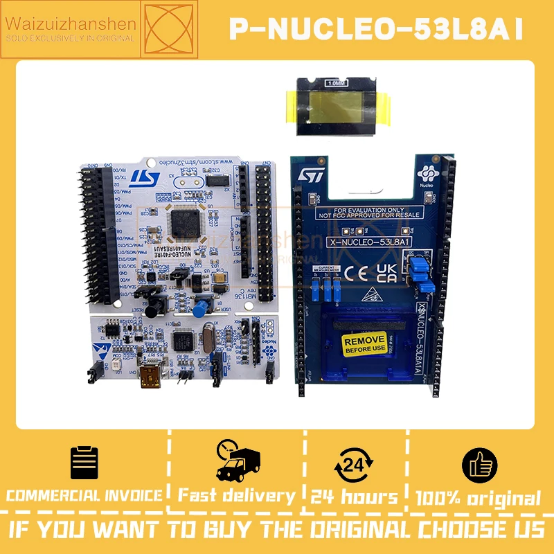 Плата P-NUCLEO-53L8A1 с переплетом VL53L8CX